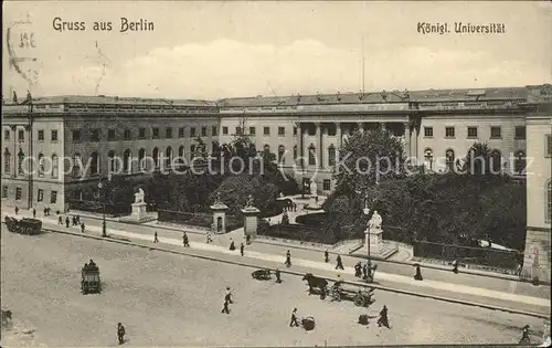 Berlin Koenigl. Universitaet Kat. Berlin