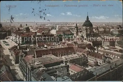 Berlin Totale Panorama Fliegeraufnahme Kat. Berlin