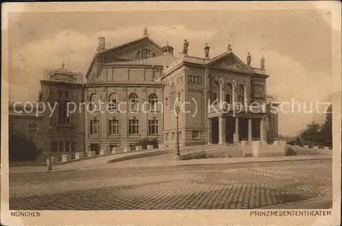 Muenchen Prinzregententheater Kat. Muenchen