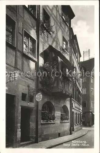 Nuernberg Hans Sachs Haus Kat. Nuernberg