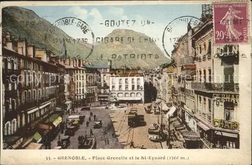 Grenoble St Eynard Strassenbahn Kat. Grenoble