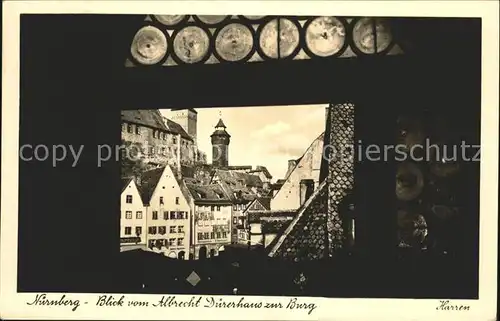 Nuernberg Albrecht Duererhaus Burg Kat. Nuernberg