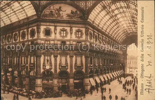 Milano Lombardia Ottagano della Galleria Vittorio Emanuele Kat. Milano