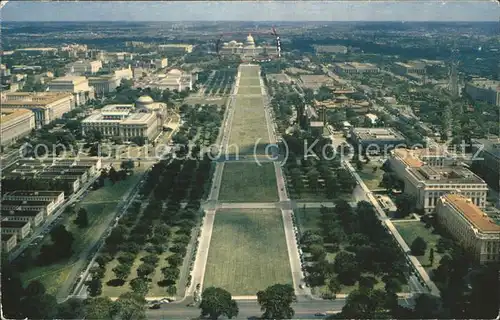 Washington DC The Mail Capitol Fliegeraufnahme Kat. Washington