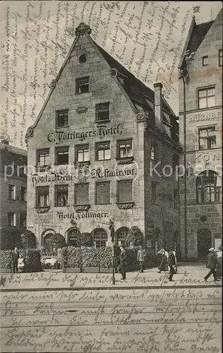 Nuernberg Weingrosshandlung Bamberg  Kat. Nuernberg