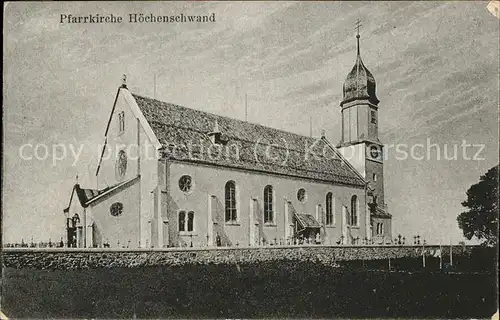 Hoechenschwand Pfarrkirche Kat. Hoechenschwand