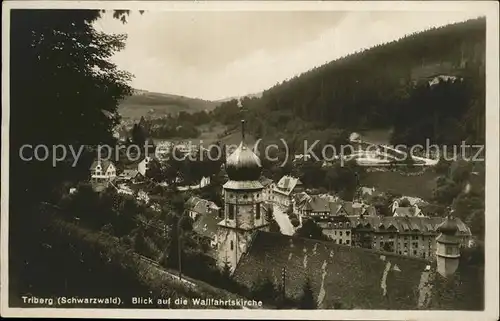 Triberg Schwarzwald Wallfahrtskirche Kat. Triberg im Schwarzwald