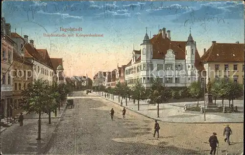 Ingolstadt Donau Harderstrasse Kriegerdenkmal Kat. Ingolstadt