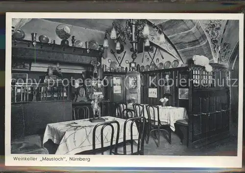 Nuernberg Weinkeller Mausloch Kat. Nuernberg