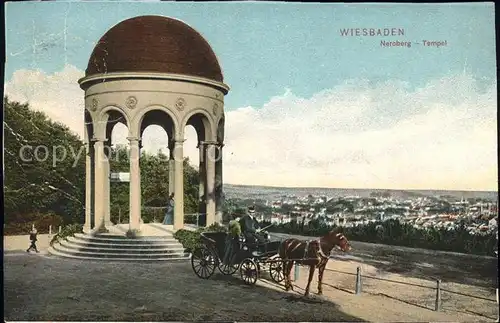 Wiesbaden Neroberg Tempel Kat. Wiesbaden