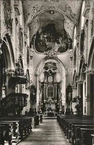 Saeckingen Rhein Innenansicht vom Muenster St.Fridolin Kat. Bad Saeckingen