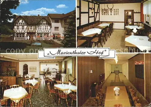 Marienthal Ahr Hotel Restaurant Cafe "Marienthaler Hof" Kat. Bad Neuenahr Ahrweiler