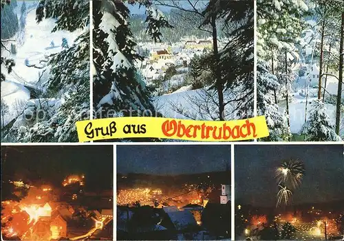 Obertrubach im Winter Kat. Obertrubach