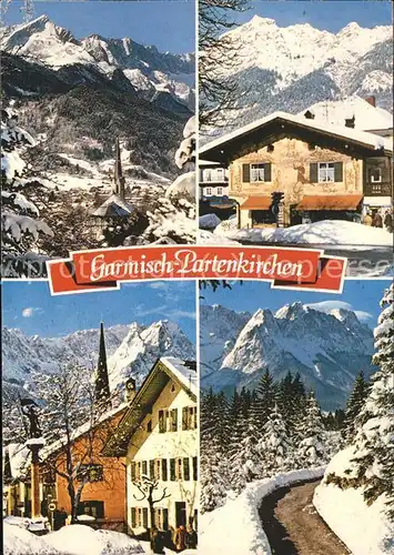 Garmisch Partenkirchen Floriansplatz u.Kramerplateauweg Kat. Garmisch Partenkirchen