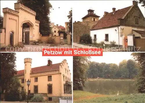 Petzow Schloss u.Schlosssee Kat. Werder