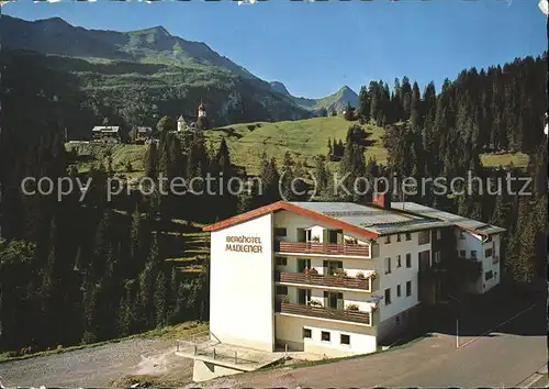 Damuels Vorarlberg Berghotel "Madlener" Kat. Damuels