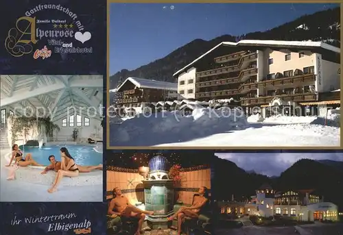 Elbigenalp Vitalhotel "Alpenrose" Kat. Elbigenalp Lechtal Tirol