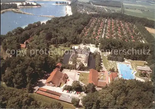 Haren Ems Ferienzentrum Schloss Dankern (Luftaufnahme) Kat. Haren (Ems)