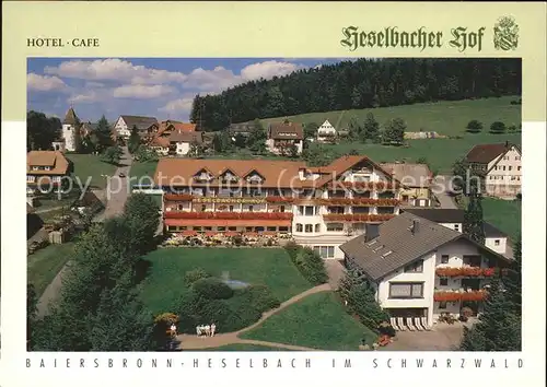 Baiersbronn Schwarzwald Hotel Cafe "Hesselbacher Hof" Kat. Baiersbronn