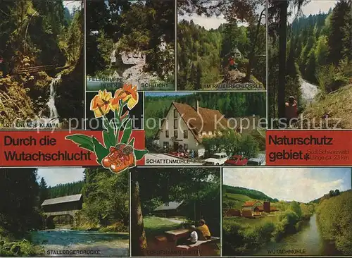 Loeffingen Schwarzwaldgasthof "Schattenmuehle" Kat. Loeffingen