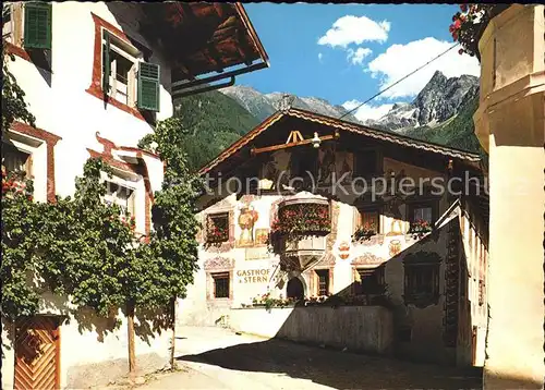 oetz Tirol Gasthof zum Stern Kat. Oetz oetztal