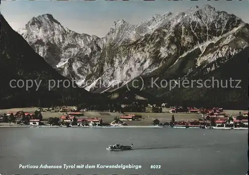 Pertisau Achensee mit Achensee u.Karwendelgebirge / Eben am Achensee /Tiroler Unterland