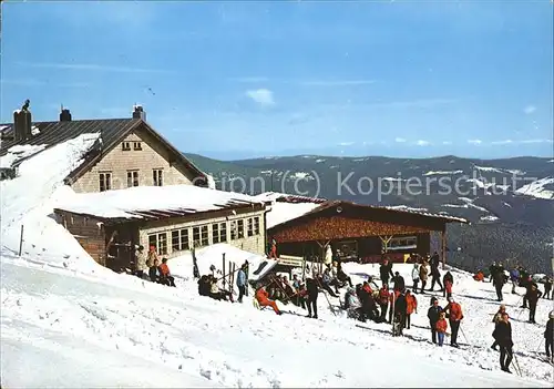 Bayerisch Eisenstein Arberschutzhaus auf dem Grossen Arber Kat. Bayerisch Eisenstein