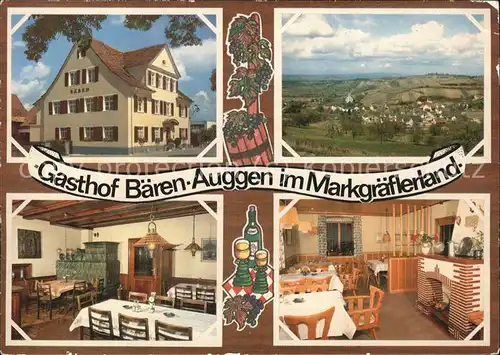Auggen Gasthof "Zum Baeren" Kat. Auggen