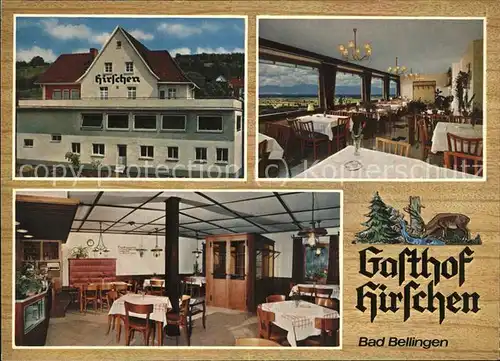 Bad Bellingen Gasthof zum Hirschen Kat. Bad Bellingen