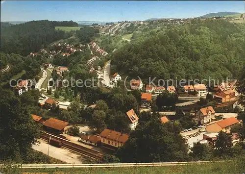 Wildberg Schwarzwald mit Bahnhof (Luftaufnahme) / Wildberg /Calw LKR