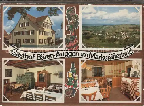 Auggen Gasthaus zum Baeren Kat. Auggen