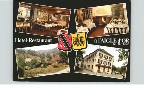 Rimbach-pres-Guebwiller Hotel Restaurant a l'Aigle d'Or Wappen *