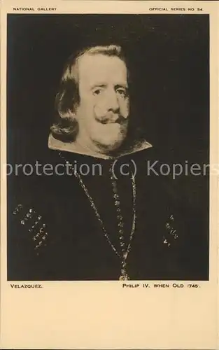 Adel Philip IV. Wehn Old National Gallery Verazquez Kat. Koenigshaeuser