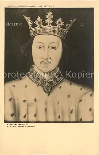 Adel King Richard II. National Portrait Gallery Kat. Koenigshaeuser