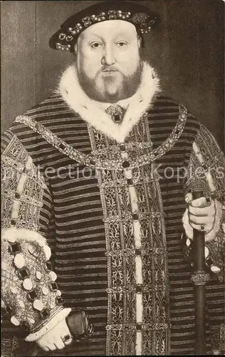 Adel England Henry VIII. Kat. Koenigshaeuser