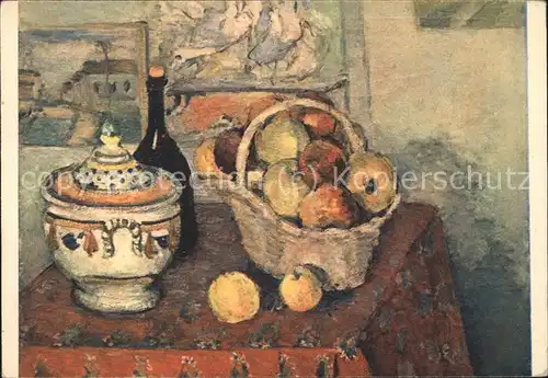 Kuenstlerkarte P. Cezanne Nr. 109 Stillleben Kat. Kuenstlerkarte