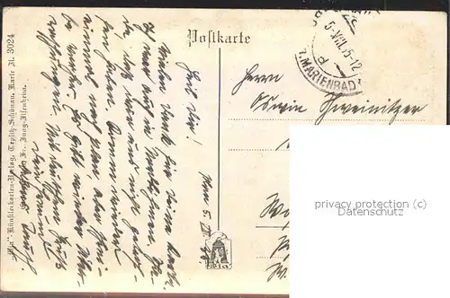 Kuenstlerkarte Hermann Jung A. Nr. 3024 Jaeger Kat. Kuenstlerkarte