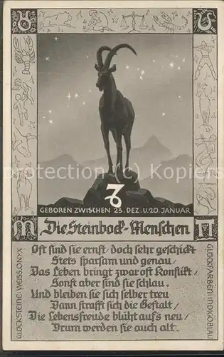 Sternzeichen Steinbock Mensch Kat. Besonderheiten