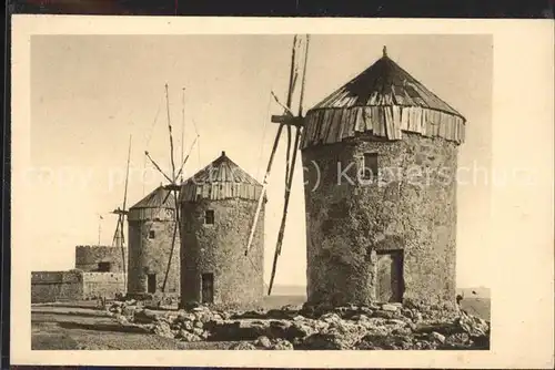 Windmuehle Rodi I vecci molini Kat. Gebaeude und Architektur