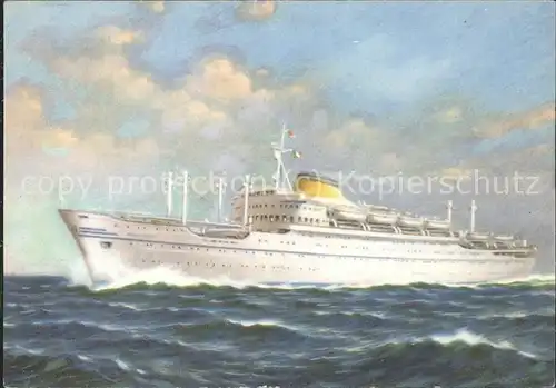 Dampfer Oceanliner M S Neptunia Kat. Schiffe