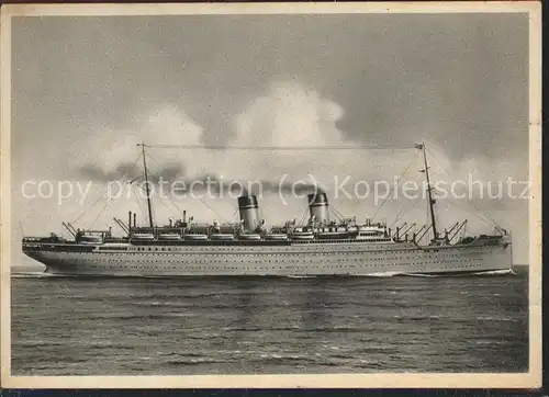 Dampfer Oceanliner Roma Italia Kat. Schiffe