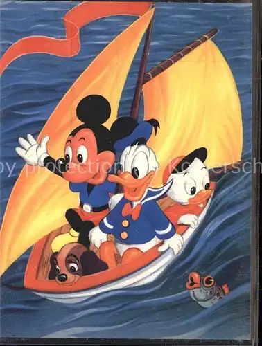 Disney Walt Boot Donald Mickey Maus Comic Kat. Unterhaltung