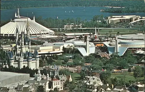 Disney Walt Magic Kingdom Cinderalla Castle Space Mountain Fantasyland Kat. Unterhaltung