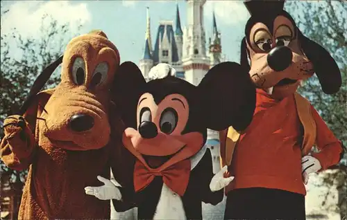 Disney Walt Magic Kingdom Mickey Mouse Pluto Goofy Kat. Unterhaltung