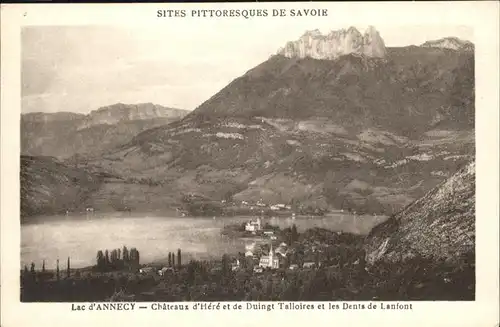 aw12805 Annecy Haute-Savoie Lac d`Annecy Kategorie. Annecy Alte Ansichtskarten
