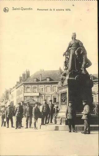 St Quentin Monument du 8. 10.1870 Kat. Saint-Quentin