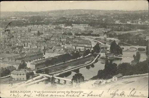 aw13127 Besancon Doubs Vue generale Kategorie. Besancon Alte Ansichtskarten