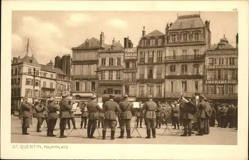 St Quentin Hauptplatz Kat. Saint-Quentin