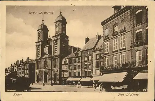 Sedan Platz D Armes Kirche St. Charles Kat. Sedan