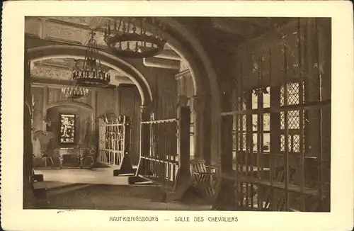 Hohkoenigsburg Salle des Chevaliers Kat. Orschwiller